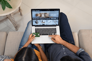 customers shopping online