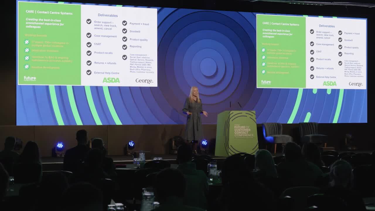 Asda Case Study: Future of Customer Contact Conference