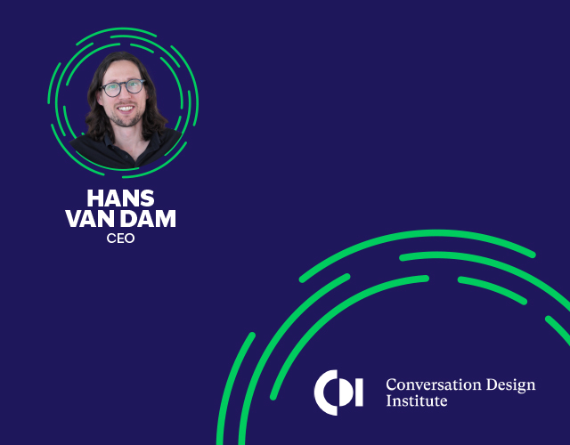 Hans van Dam - Conversation Design Institute - Webinar 